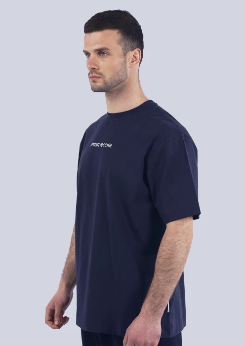Купить футболка мужская «армия россии» темно-синяя в интернет-магазине ArmRus по выгодной цене. - изображение 3