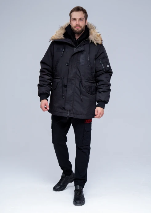 Купить куртка-парка «армия россии» трансформер черная в интернет-магазине ArmRus по выгодной цене. - изображение 18