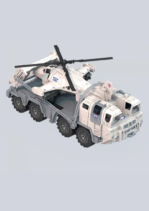 Купить игрушка военный тягач с вертолетом «арктика» серия военная техника армии россии в интернет-магазине ArmRus по выгодной цене. - изображение 1