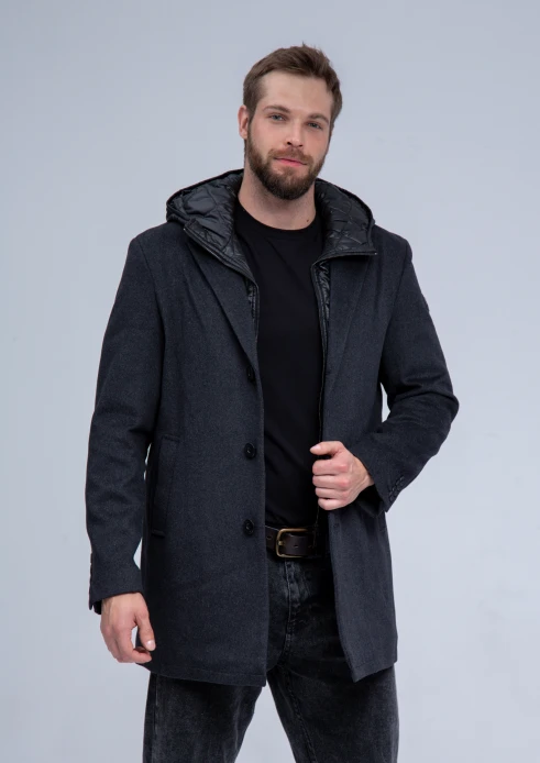 Купить пальто утепленное мужское «армия россии» со съемным капюшоном в интернет-магазине ArmRus по выгодной цене. - изображение 6