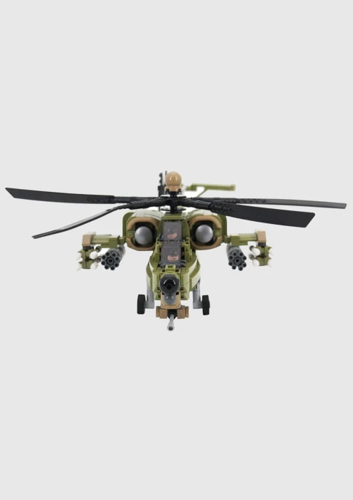 Купить конструктор боевой вертолет 908 деталей в интернет-магазине ArmRus по выгодной цене. - изображение 2