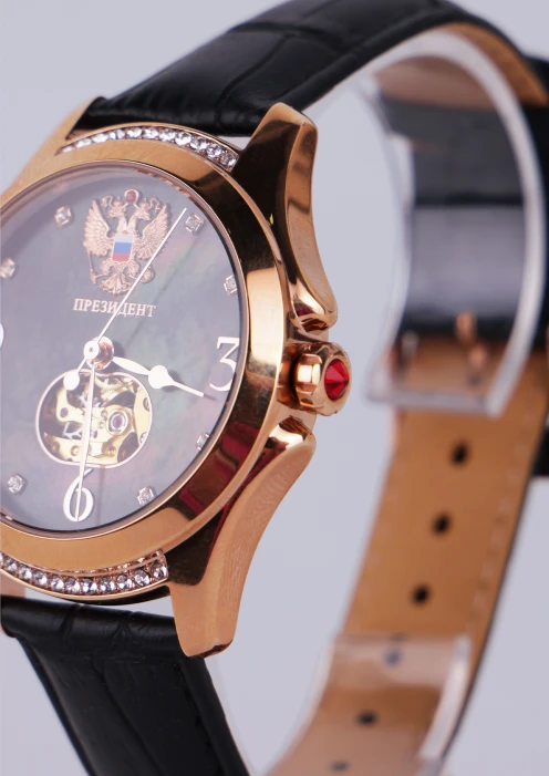 Купить часы женские «президент» механические черные в интернет-магазине ArmRus по выгодной цене. - изображение 3
