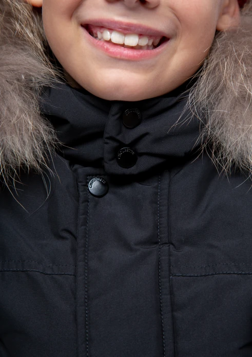 Купить куртка-парка утепленная детская «армия россии» черная в интернет-магазине ArmRus по выгодной цене. - изображение 8