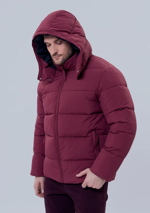 Купить куртка зимняя «родина в сердце» бордовая в интернет-магазине ArmRus по выгодной цене. - изображение 3