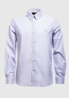 Рубашка мужская «Армия России» бело-фиолетовая: купить в интернет-магазине «Армия России