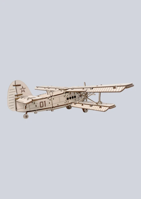 Купить игрушка-конструктор из дерева военный самолет «ан-2» 142 детали в интернет-магазине ArmRus по выгодной цене. - изображение 4