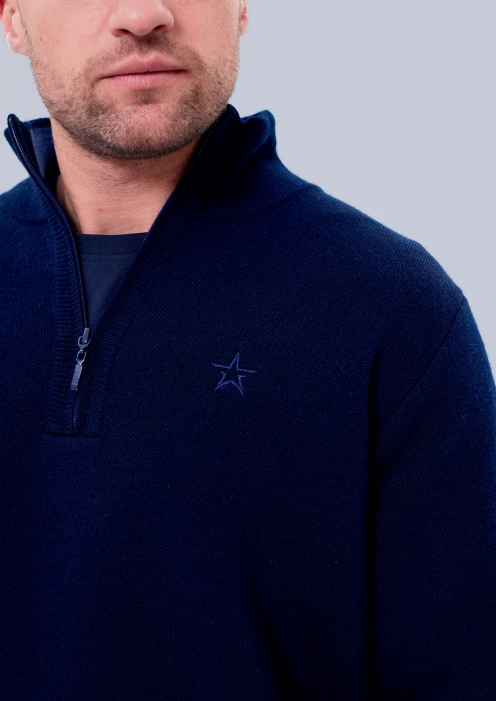 Купить джемпер мужской «звезда» темно-синий в интернет-магазине ArmRus по выгодной цене. - изображение 7