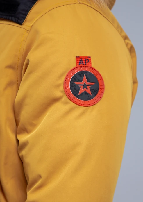 Купить куртка-парка утепленная мужская «армия россии» желтая в интернет-магазине ArmRus по выгодной цене. - изображение 13