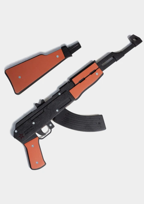 Купить резинкострел из дерева «армия россии» автомат ак-47 в интернет-магазине ArmRus по выгодной цене. - изображение 3