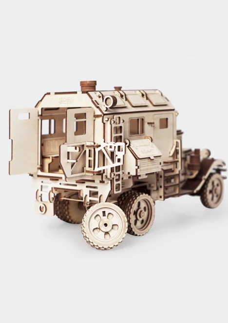 Конструктор из дерева (Советский грузовик «Полуторка» Фургон) - изображение 3