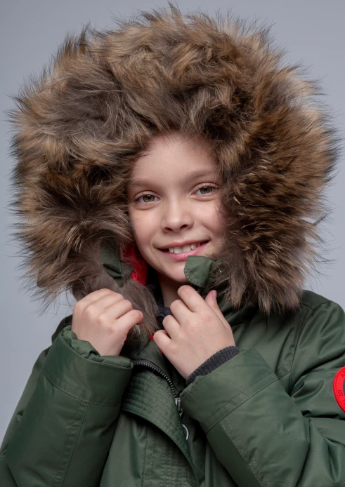 Купить куртка-парка утепленная детская «армия россии» хаки со светоотражающими вставками в интернет-магазине ArmRus по выгодной цене. - изображение 5