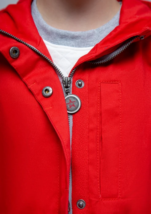 Купить куртка-парка детская «от победы к победам» красная в интернет-магазине ArmRus по выгодной цене. - изображение 7