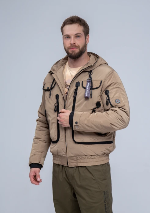 Купить куртка-пилот утепленная мужская  в интернет-магазине ArmRus по выгодной цене. - изображение 8