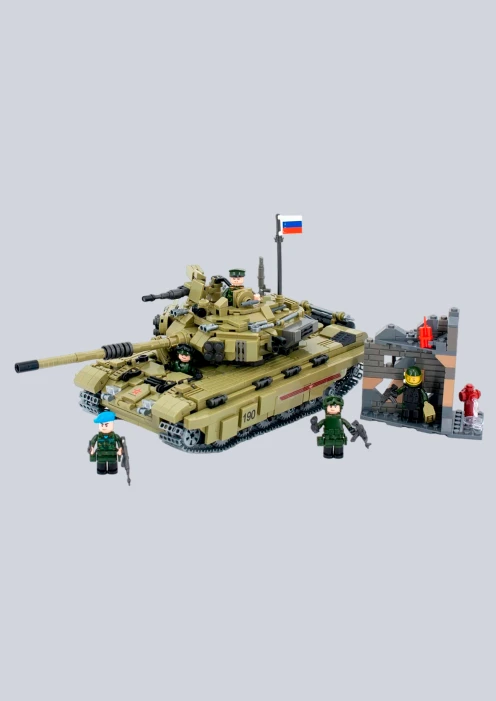 Купить игрушка-конструктор российский боевой танк «владимир» 1220 деталей в интернет-магазине ArmRus по выгодной цене. - изображение 1