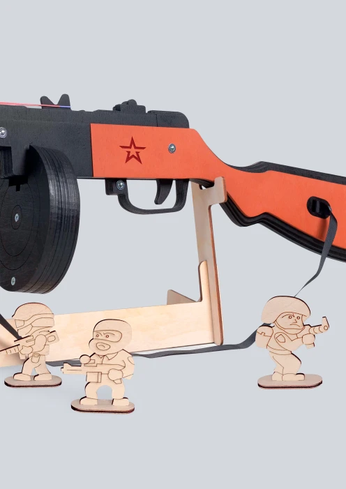 Купить игрушка-резинкострел из дерева «армия россии» ппш окрашенный в интернет-магазине ArmRus по выгодной цене. - изображение 5