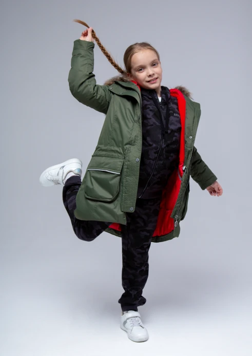 Купить куртка-парка утепленная детская «армия россии» хаки со светоотражающими вставками в интернет-магазине ArmRus по выгодной цене. - изображение 23