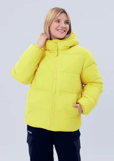 Куртка зимняя женская «Родина в сердце» желтая: купить в интернет-магазине «Армия России