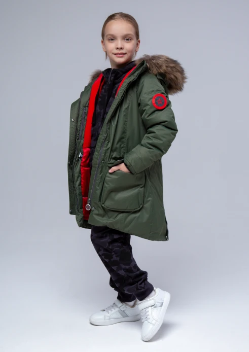 Купить куртка-парка утепленная детская «армия россии» хаки со светоотражающими вставками в интернет-магазине ArmRus по выгодной цене. - изображение 20