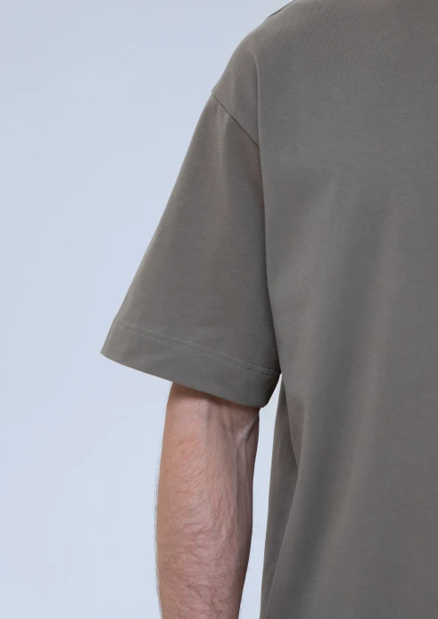 Купить футболка оверсайз мужская «звезда» цемент в интернет-магазине ArmRus по выгодной цене. - изображение 7