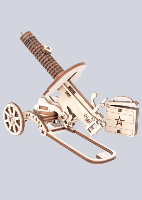 Купить игрушка-конструктор из дерева пулемёт «армия россии» 50 деталей в интернет-магазине ArmRus по выгодной цене. - изображение 3