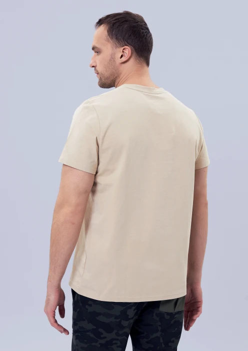 Купить футболка мужская «звезда» бежевая в интернет-магазине ArmRus по выгодной цене. - изображение 2