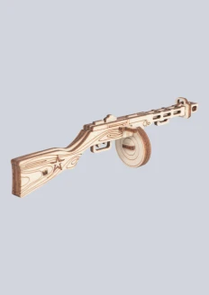 Игрушка-конструктор из дерева пистолет-пулемёт «Армия России» 9 деталей: купить в интернет-магазине «Армия России
