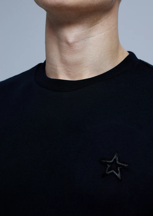 Купить футболка мужская «звезда» черная в интернет-магазине ArmRus по выгодной цене. - изображение 5