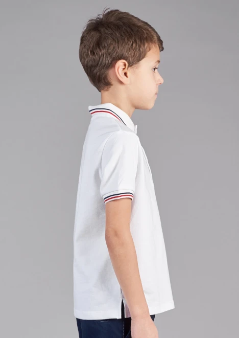 Купить рубашка-поло детская «там, где мы, там победа» белая в интернет-магазине ArmRus по выгодной цене. - изображение 3