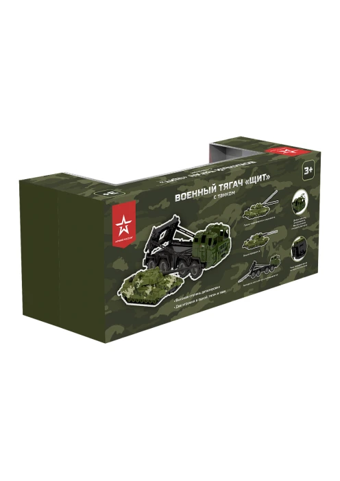 Купить военный тягач «щит с танком» в индивидуальной коробке в интернет-магазине ArmRus по выгодной цене. - изображение 3