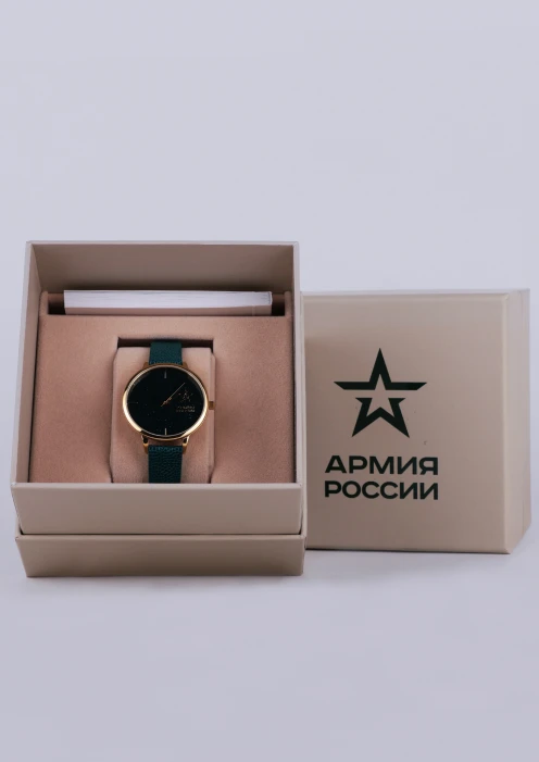 Купить часы женские «армия россии» кварцевые зеленые в интернет-магазине ArmRus по выгодной цене. - изображение 2