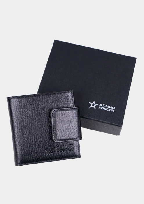 Купить портмоне женское компактное черное в интернет-магазине ArmRus по выгодной цене. - изображение 3