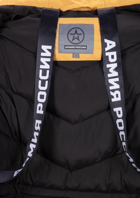 Купить куртка-парка утепленная мужская «армия россии» желтая в интернет-магазине ArmRus по выгодной цене. - изображение 24