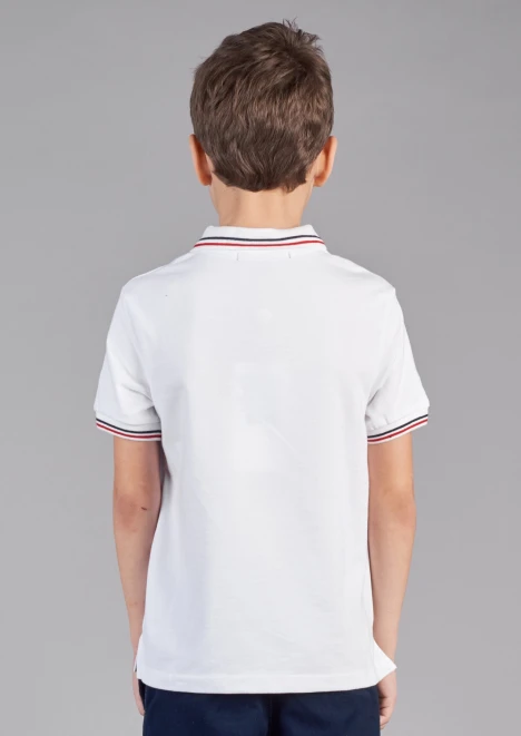 Купить рубашка-поло детская «там, где мы, там победа» белая в интернет-магазине ArmRus по выгодной цене. - изображение 2