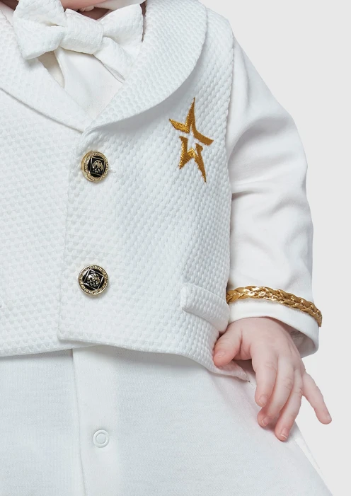 Купить комплект детский «звезда» нарядный белый в интернет-магазине ArmRus по выгодной цене. - изображение 2