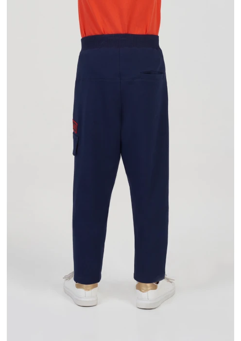 Купить брюки-чинос детские «первый» синие в интернет-магазине ArmRus по выгодной цене. - изображение 2