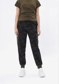 Брюки-карго женские «Армия» хаки камуфляж - хаки камуфляж