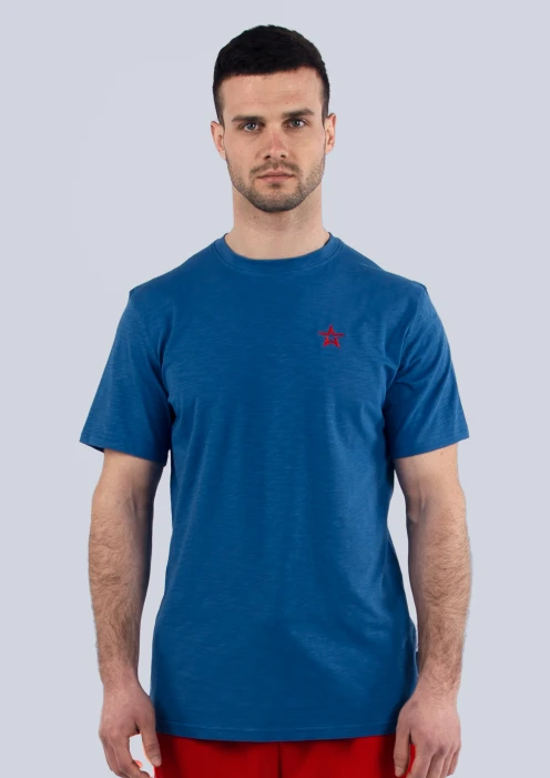 Купить футболка мужская «армия россии» синяя с красной звездой в интернет-магазине ArmRus по выгодной цене. - изображение 1