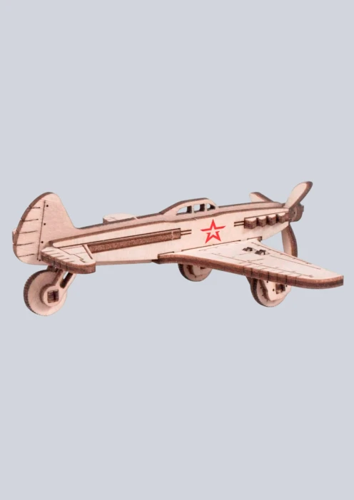 Купить игрушка-конструктор из дерева самолет-бомбардировщик «армия россии» 17 деталей в интернет-магазине ArmRus по выгодной цене. - изображение 2
