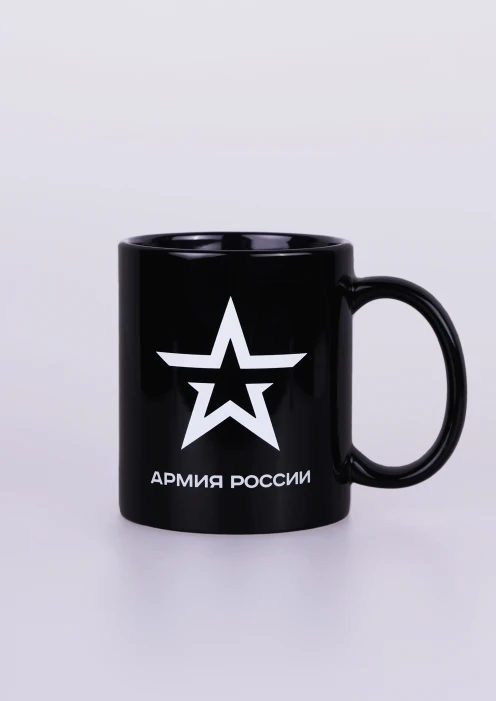 Купить кружка керамическая «армия россии» 330 мл чёрная в интернет-магазине ArmRus по выгодной цене. - изображение 2