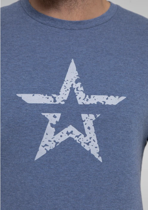Купить футболка мужская «звезда» голубая в интернет-магазине ArmRus по выгодной цене. - изображение 8
