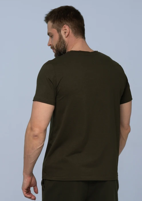 Купить футболка мужская «333 огонь» хаки в интернет-магазине ArmRus по выгодной цене. - изображение 2