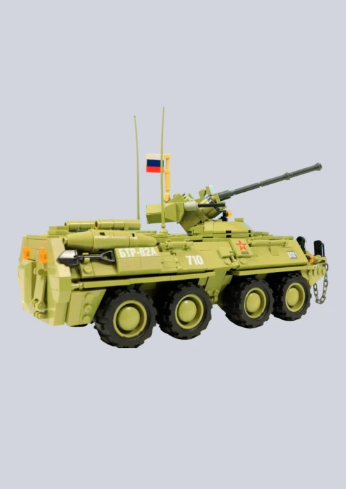 Купить игрушка-конструктор российский бронетранспортер «бтр-82а» 810 деталей в интернет-магазине ArmRus по выгодной цене. - изображение 4