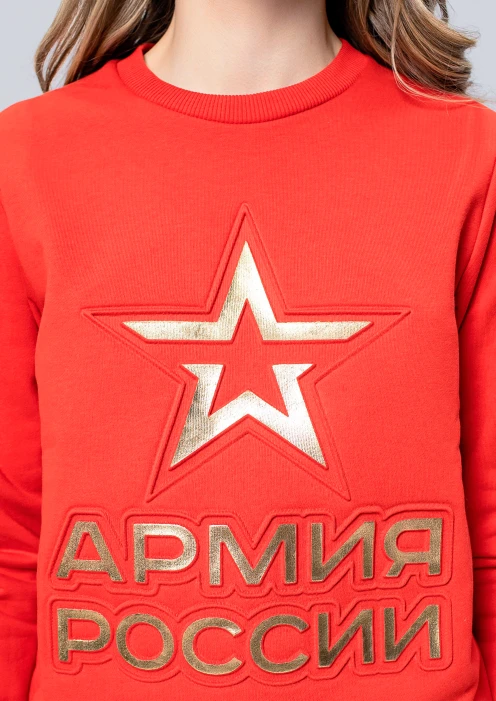 Купить свитшот женский «армия россии. звезда» золотое тиснение в интернет-магазине ArmRus по выгодной цене. - изображение 3