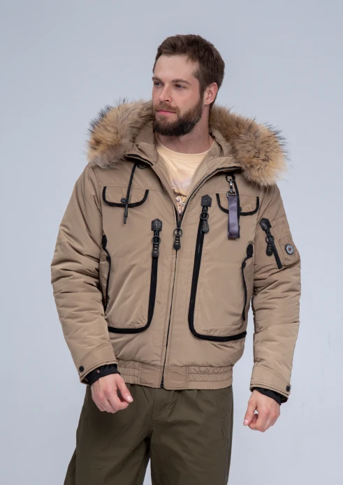 Купить куртка-пилот утепленная мужская  в интернет-магазине ArmRus по выгодной цене. - изображение 4