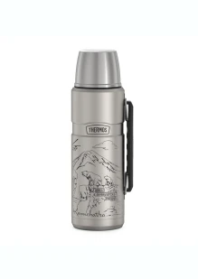Термос из нержавеющей стали, Thermos SK2010 Kamchatka, 1,2л - стальной