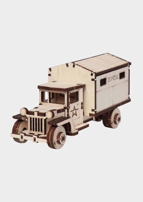 Купить конструктор из дерева (советский грузовик «зис-5» почта) в интернет-магазине ArmRus по выгодной цене. - изображение 1