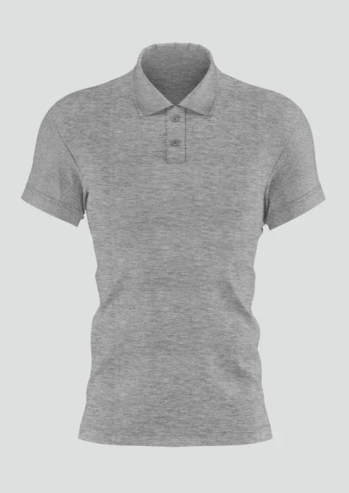 Купить рубашка-поло кулирка базовая серый меланж в интернет-магазине ArmRus по выгодной цене. - изображение 1