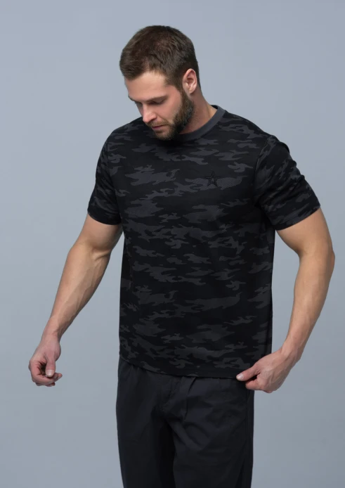 Купить футболка мужская «звезда» черный камуфляж в интернет-магазине ArmRus по выгодной цене. - изображение 3