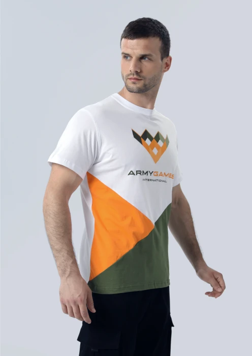 Купить футболка мужская «army games international» трехцветная  в интернет-магазине ArmRus по выгодной цене. - изображение 3
