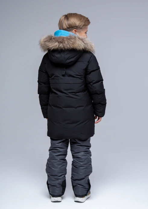 Купить куртка-парка утепленная детская «армия россии» черная в интернет-магазине ArmRus по выгодной цене. - изображение 2